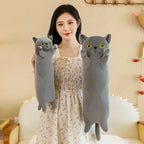 Long Snuggly Cat Siamese British Shorthair Snowshoe Plushies Collection