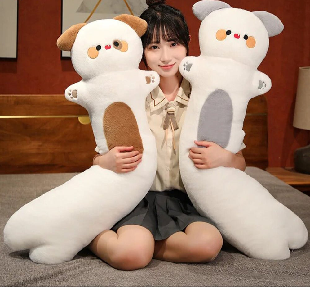 Long Snuggly Fluffy Dog Plushies