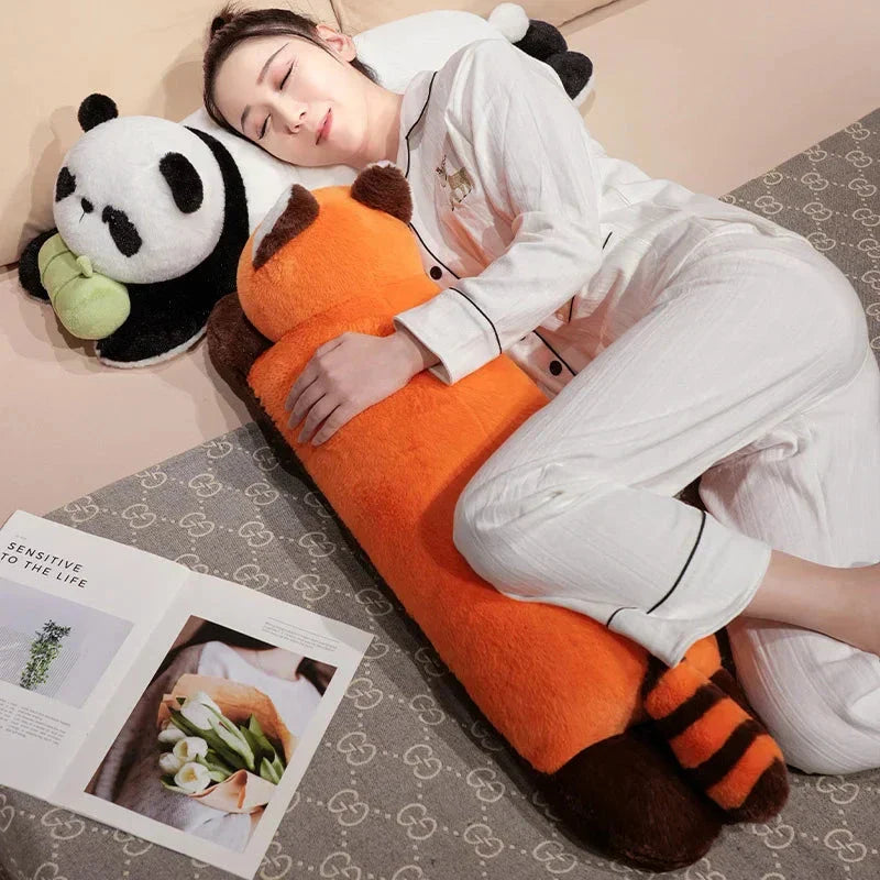 Long Snuggly Fluffy Red Panda Plushies