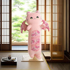 Long Snuggly Luna & Solis Sakura Cat Plushies