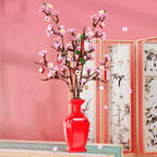 Lucky Peach Blossom Vase Micro Building Blocks