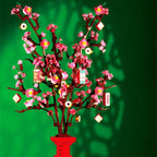 Lucky Peach Blossom Vase Micro Building Blocks