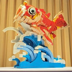 Lucky Red Fish Wave Micro Building Set