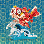 Lucky Red Fish Wave Micro Building Set