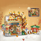 Mei Mei Panda Peking Duck Restaurant Micro Building Blocks With Lights