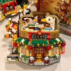 Mei Mei Panda Peking Duck Restaurant Micro Building Blocks With Lights