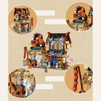 Merchant Store & Horse Stable Micro Building Sets Collection