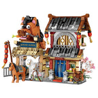 Merchant Store & Horse Stable Micro Building Sets Collection