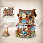 Merchant Store & Horse Stable Micro Building Sets Collection