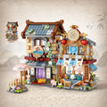Merchant Store & Horse Stable Micro Building Sets Collection