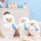 Mochi Seal Plushie with Fish