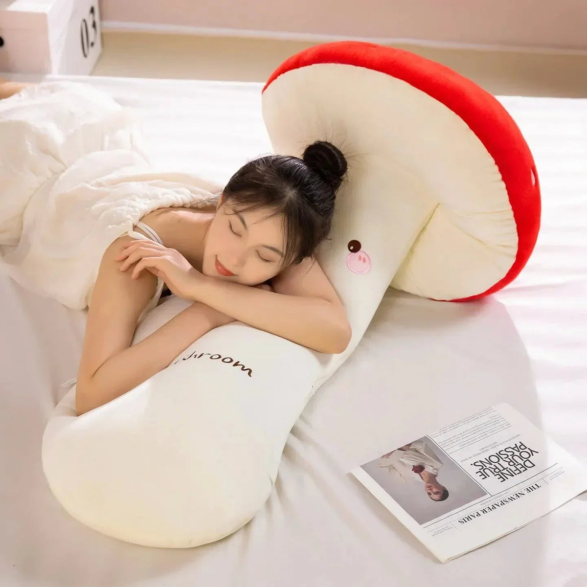 Mushie the Long Snuggly Kawaii Mushroom Plushies