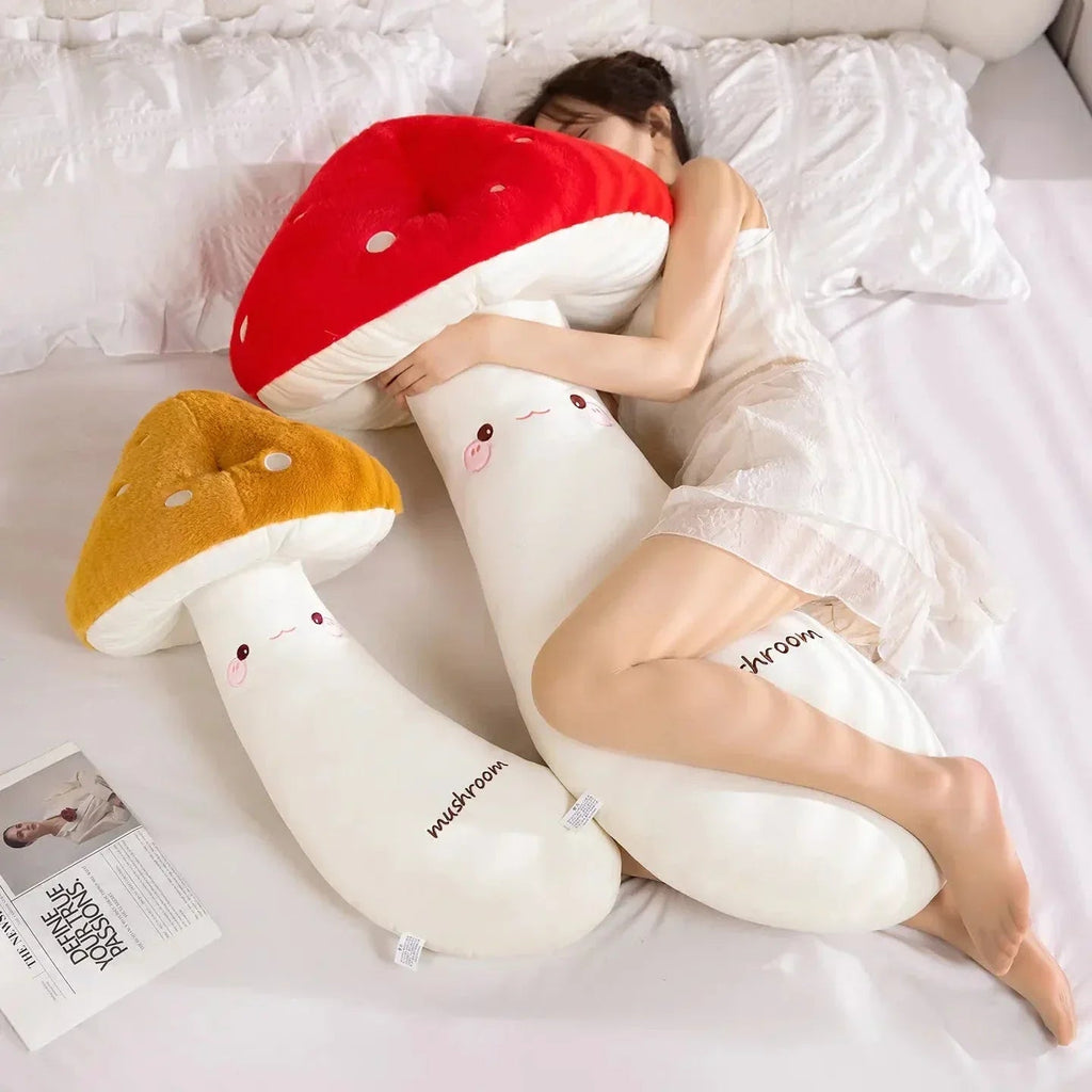 Mushie the Long Snuggly Kawaii Mushroom Plushies