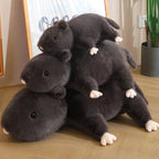 Nibbles the Black Rat Plush