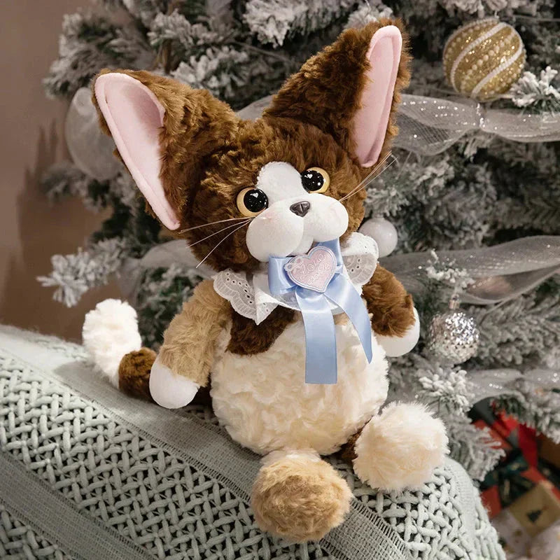 Noirou, Mewsette, and Truffle the Fluffy Cat Plushie Family