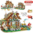 Old MacDonald Farm House Micro Building Block