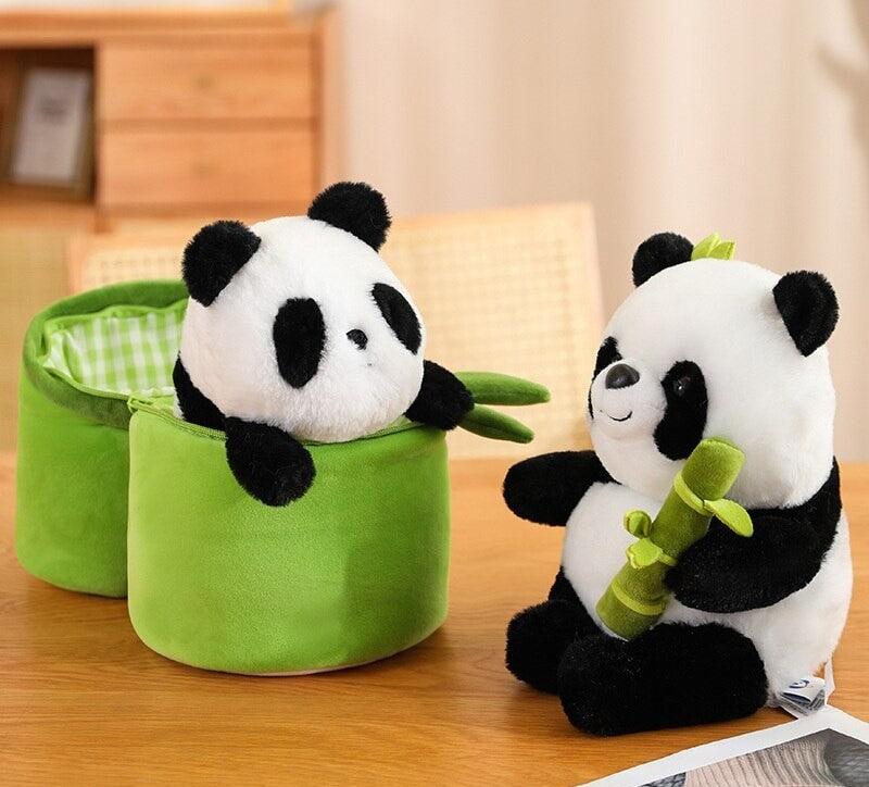Panda & Bamboo Buddy Plushies