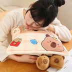 Pink Brown Capybara Candy Bag Plushies