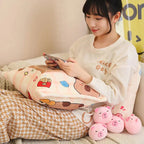 Pink Brown Capybara Candy Bag Plushies