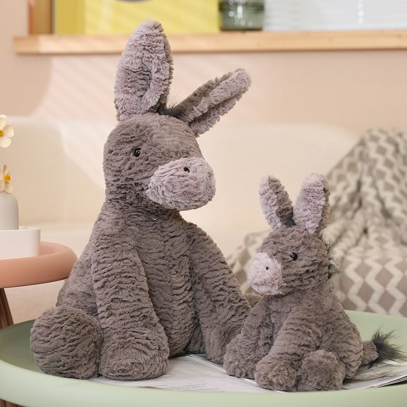 Whispy the Fluffy Donkey Plushie