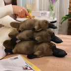 Pleep the Fluffy Brown & White Platypus Plush