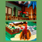 Rainbow Sakura Tree House Light Nano Building Blocks