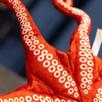 Red Life-like Octopus Plushie