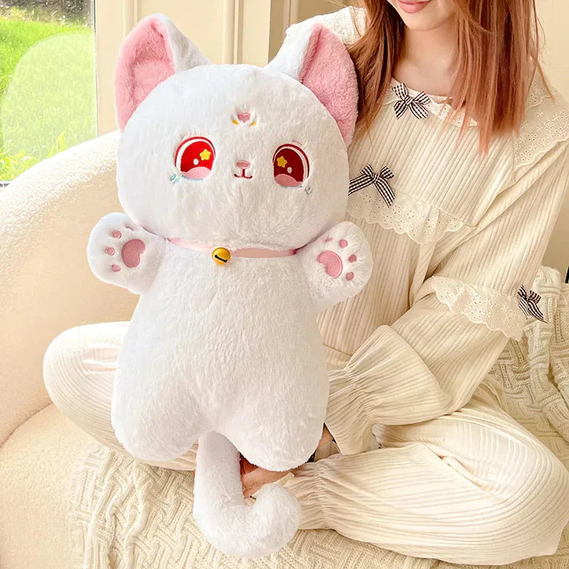 Sailor Moon Fluffy Black White Cat Plushies