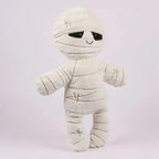 Scary Skeleton and Mummy Halloween Plushies