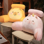 Sleepy Capybara Resting Cushion Pillow