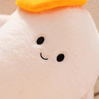 Smiling Halloween Pumpkin Ghost Plush