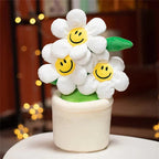 Smiling Sunflower Flowerpot Plush