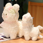 Sweet Fluffy Standing Lamb Family