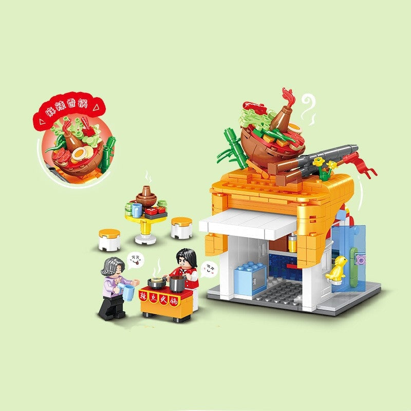 Szechuan Street Market Building Blocks