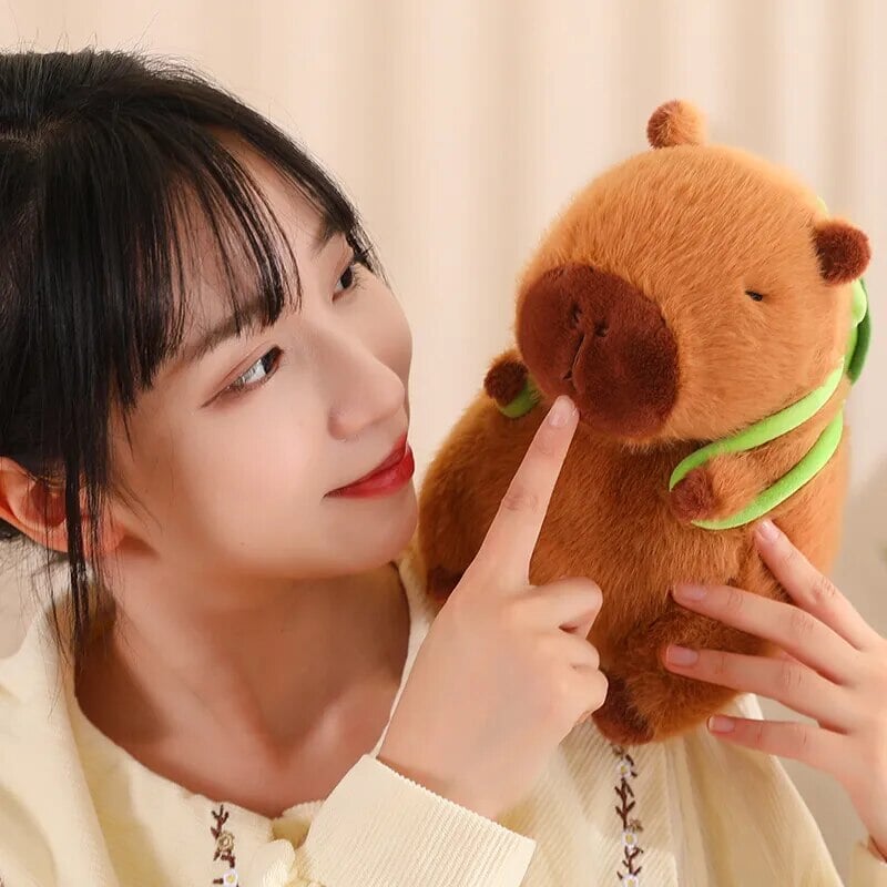 The Adorable Capybara Turtle Back Pack Plushies