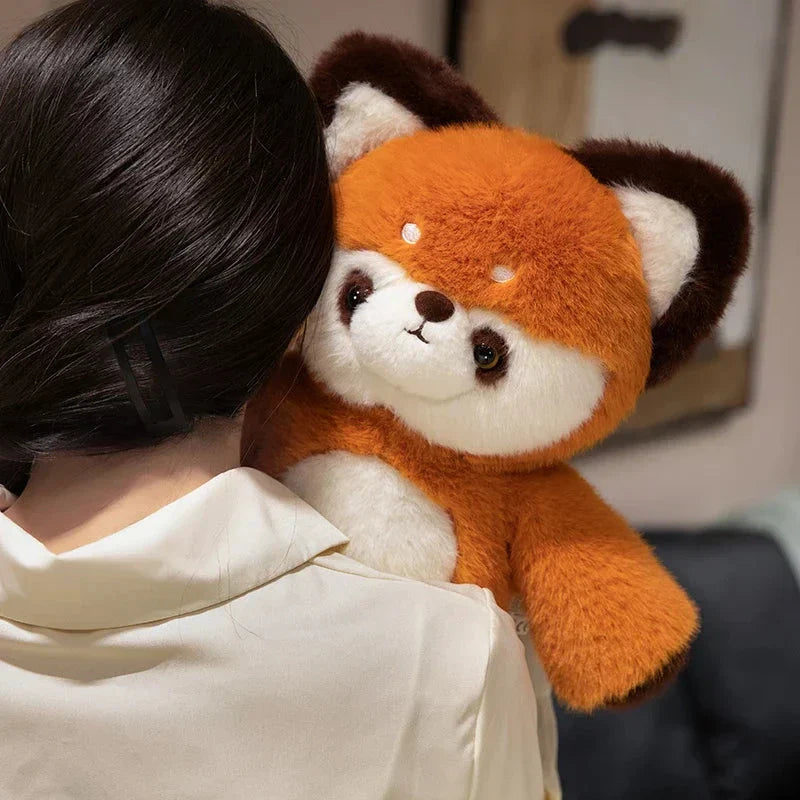 Tomo & Mikan the Cat & Red Panda Plush Buddies
