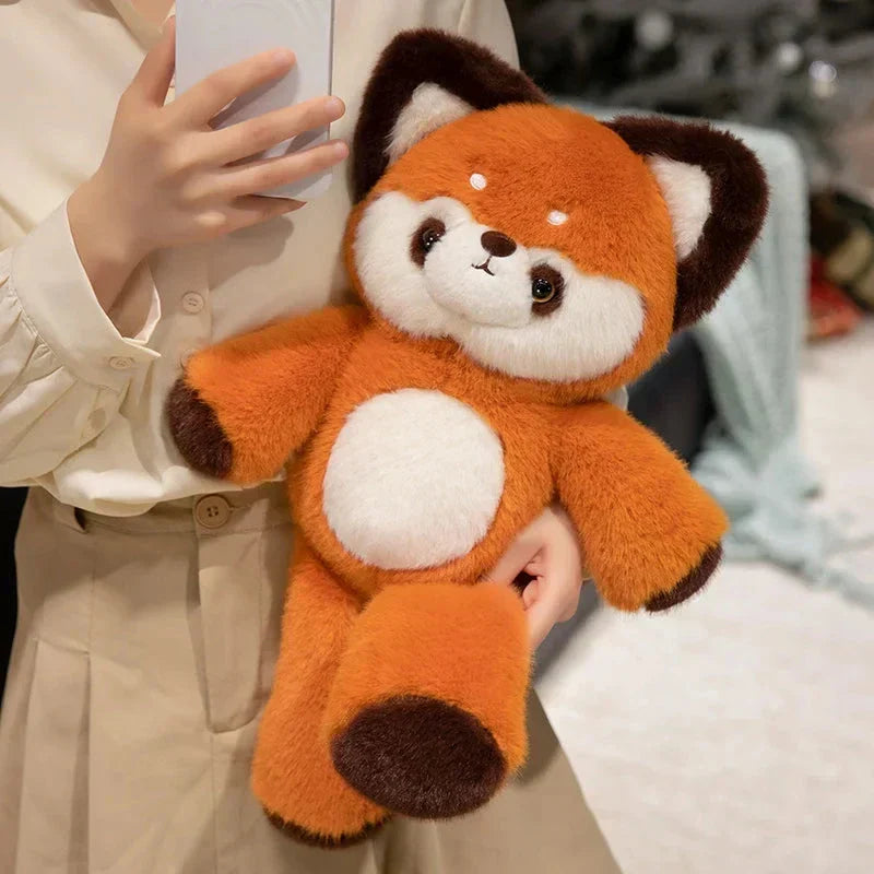 Tomo & Mikan the Cat & Red Panda Plush Buddies