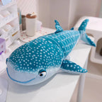 White Beluga Blue Whale Shark 75cm Plushies