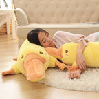 Yellow Kawaii Long Snuggly Platypus Plushie