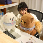 Yumi and Koji the Pomeranian Dog Plushies