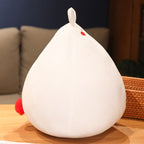 Zuki the White Bunny Plushie with Mini Face