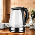 1.8L Electric Glass Kettle with Blue LED Light