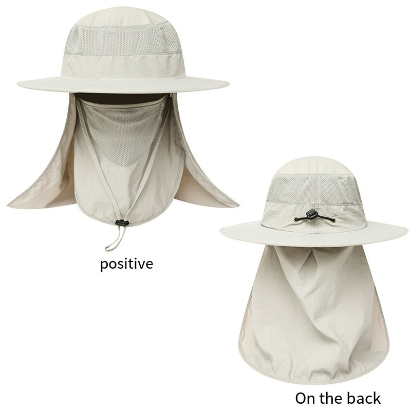 Outdoor Neck & Face Sun Protection Wide Brim Hat