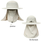 Outdoor Neck & Face Sun Protection Wide Brim Hat