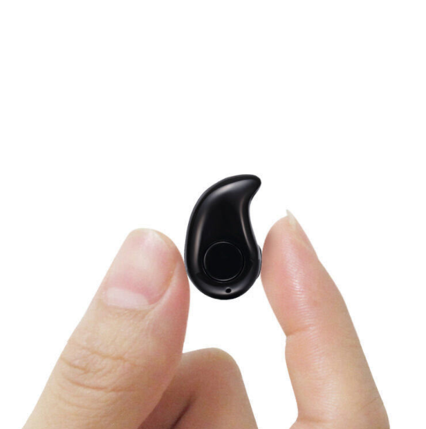 Mostly invisible one-ear headphones