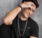 Tiger Eye Beaded Bracelet for Men "The Warrior" - Asher