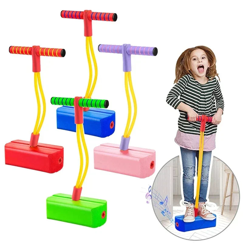 Spring Fun Balance Hopper – Safe Foam Pogo Stick for Kids