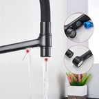 Kitchen Tap with Dual Spout & Water Filtration – PureFlow Duo
