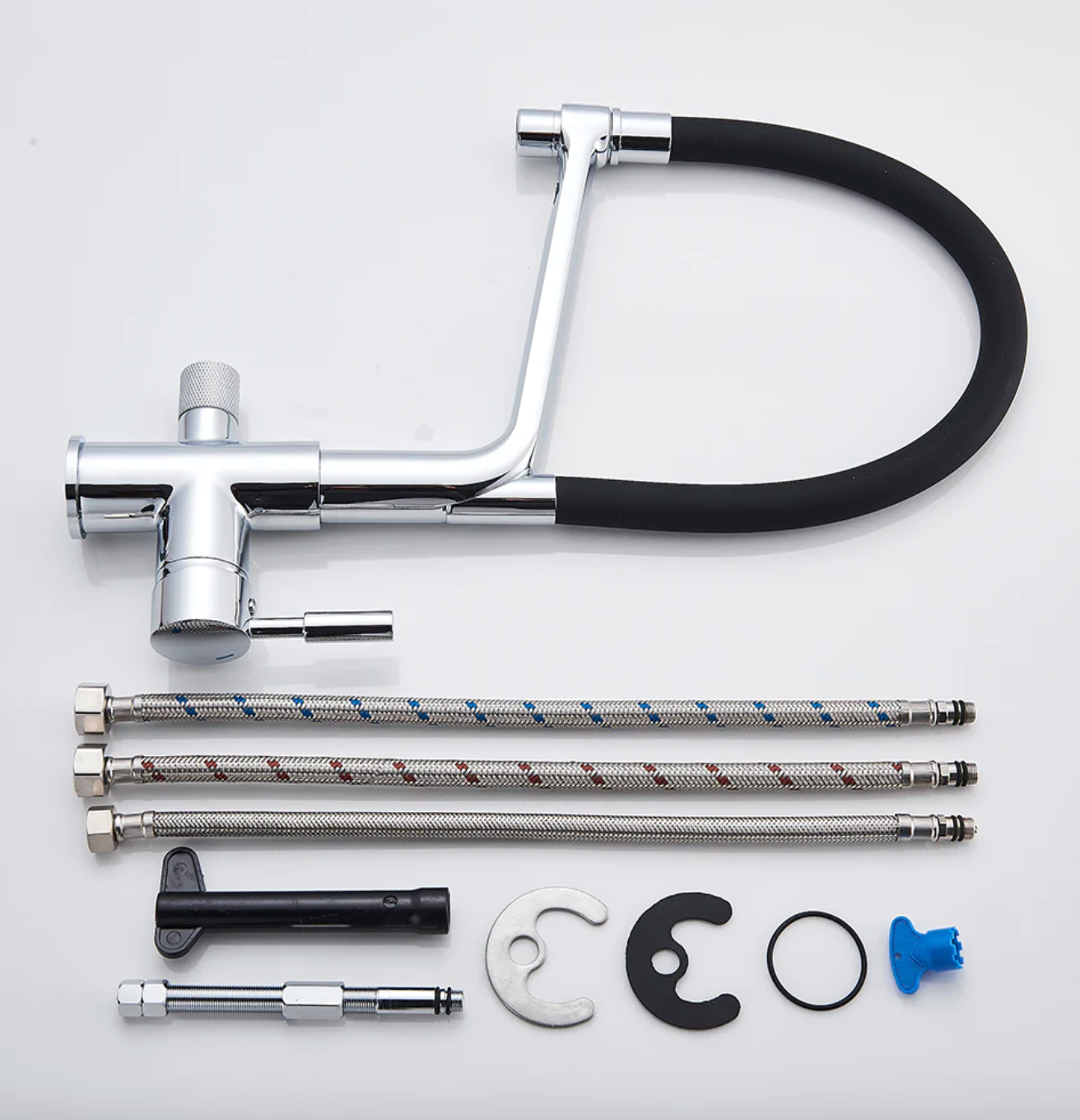 Kitchen Tap with Dual Spout & Water Filtration – PureFlow Duo