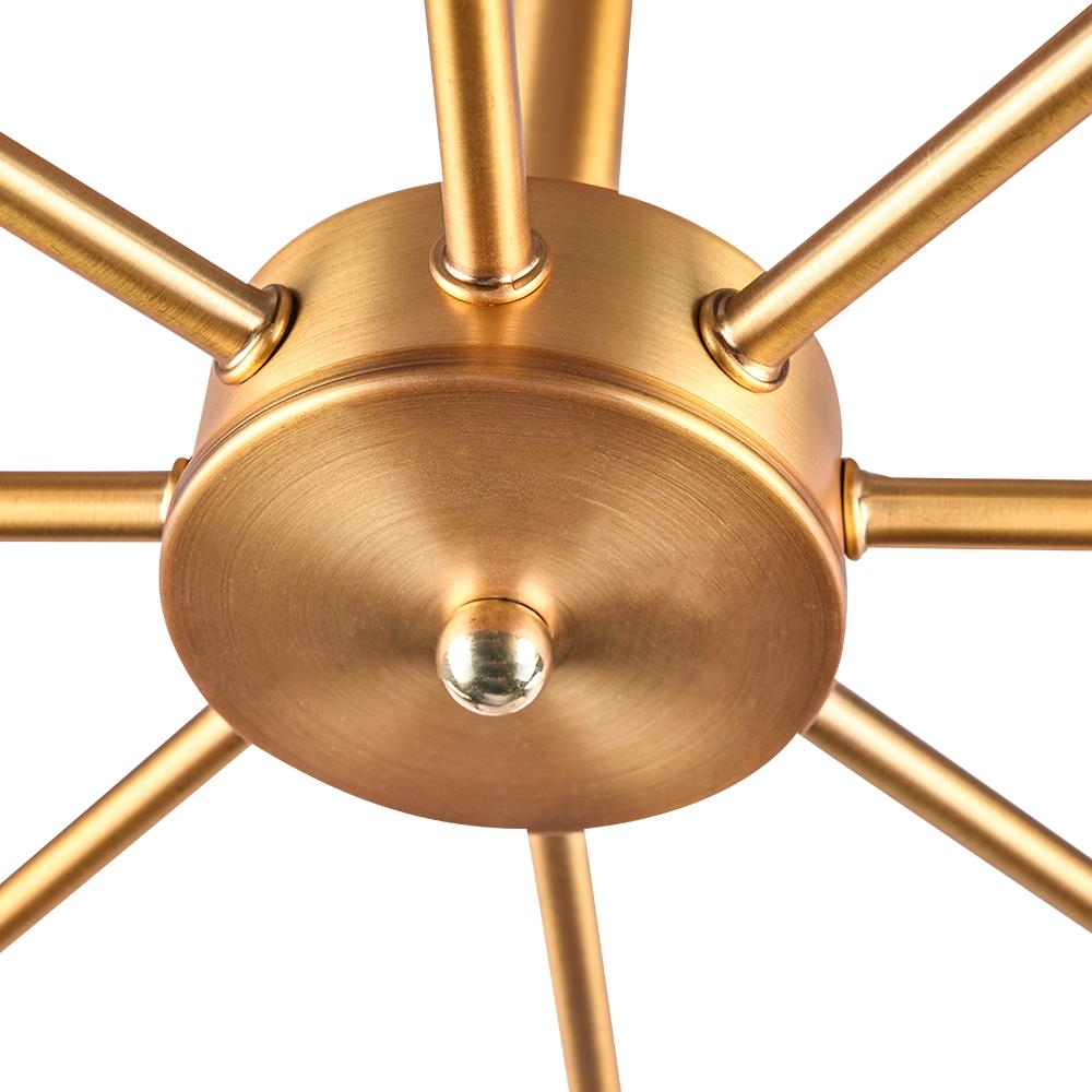 Sputnik Chandelier for Semi-Recessed Installation
